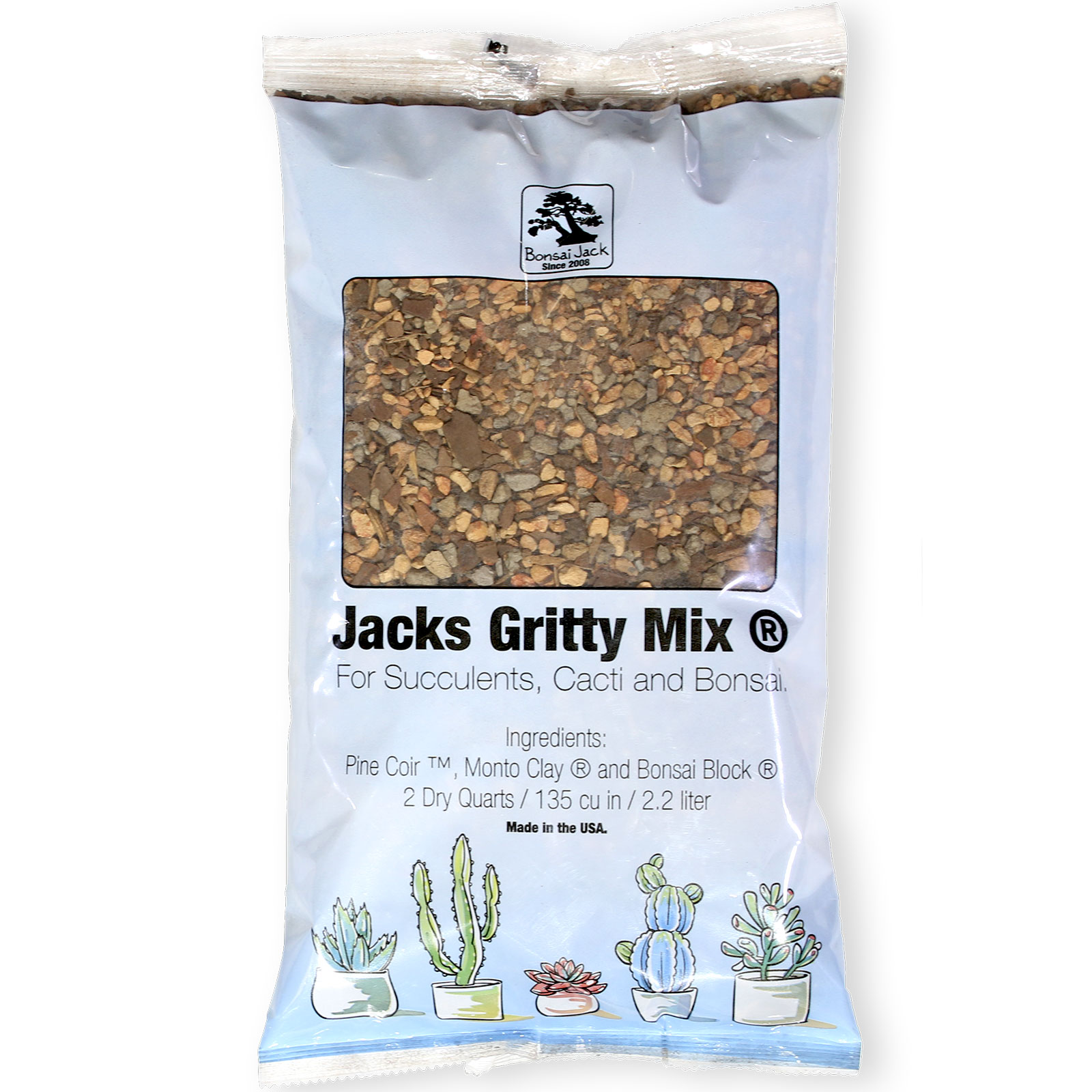 Bonsai Jack® Succulent & Cactus Soil - Jack's Gritty Mix (½ gallon) Questions & Answers