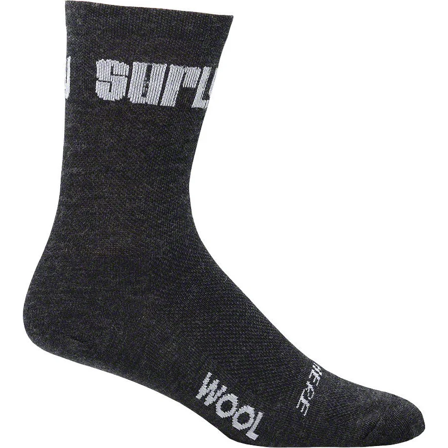 Surly Logo Wool Socks - 5 inch, Black, Small Questions & Answers